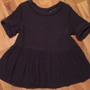 LOFT peplum top